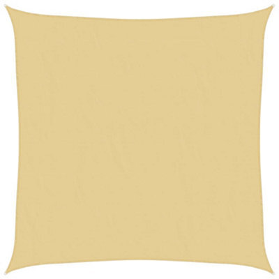 Berkfield Durable Sun Shade Sail Sand 4X4 M 100% Polyester Oxford