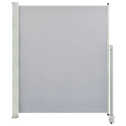 Berkfield Patio Retractable Side Awning 160 X 300 Cm Grey - thumbnail 2