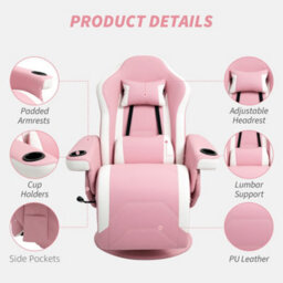 Homcom Manual Recliner Armchair Pu Sofa Chair With Footrest And Reclining - thumbnail 6
