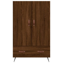 Berkfield Highboard Brown Oak 69.5X31X115 Cm Engineered Wood - thumbnail 6