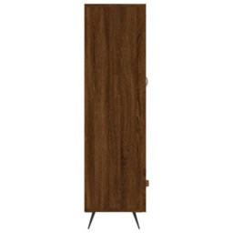 Berkfield Highboard Brown Oak 69.5X31X115 Cm Engineered Wood - thumbnail 7