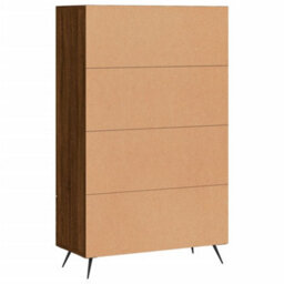 Berkfield Highboard Brown Oak 69.5X31X115 Cm Engineered Wood - thumbnail 8
