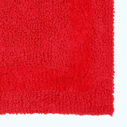 Homescapes Luxury Reversible Bath Mat Runner - Red - thumbnail 2