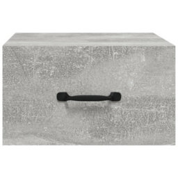 Berkfield Wall-Mounted Bedside Cabinets 2 Pcs Concrete Grey 35X35X20 Cm - thumbnail 7