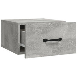 Berkfield Wall-Mounted Bedside Cabinets 2 Pcs Concrete Grey 35X35X20 Cm - thumbnail 6