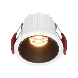 Luminosa Lighting Luminosa Alfa Led Round Recessed Downlight White And Black 2700K 500Lm