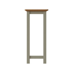 Fwstyle Ready Assembled Oak Side Table Sage Green - thumbnail 4