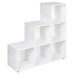 Urbn-Living Urbnliving - 6-Cube Step Shelving Unit - thumbnail 1