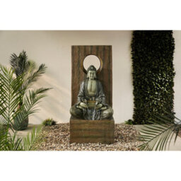 Buttercup Farm Halo Buddha Water Feature - L56 X W69 X H152 Cm - thumbnail 3