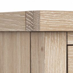Farro Washed Oak 120Cm Large Tv Unit - Fully Assembled - Painted With Oak Top By Roseland Furniture - thumbnail 6