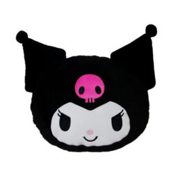 Character World Kuromi Shaped Cushion Black Sanrio Pillow Plush For Bedroom Sofa 33 X 40Cm - thumbnail 7