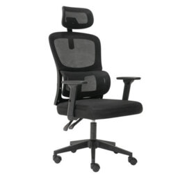 Levede Office Computer Chair Mesh Ergonomic Lumbar Swivel  Armrest Headrest - thumbnail 2
