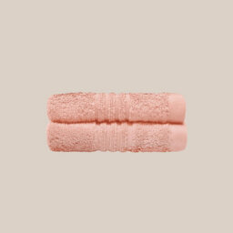 Misona Ultra Soft Bamboo Face Cloths Pack Of 2 - Blush - thumbnail 1