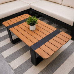 Miami Cream Aluminium 5 Seater Corner Sofa Garden Set - thumbnail 7