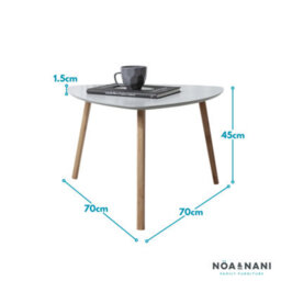 Nöa & Nani Noa & Nani Malme Extra Large Outdoor Side Table For Balcony & Patio In Chalk Grey - thumbnail 5
