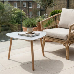 Nöa & Nani Noa & Nani Malme Extra Large Outdoor Side Table For Balcony & Patio In Chalk Grey - thumbnail 4