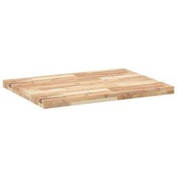 Berkfield Bathroom Vanity Top Untreated 100X60X4 Cm Solid Wood Acacia - thumbnail 6