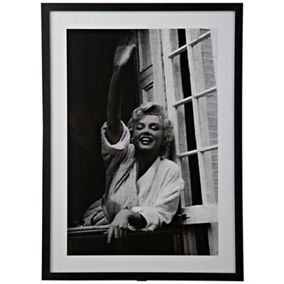 Marilyn Monroe Black & White Wall Art (H)73Cm X (W)53Cm