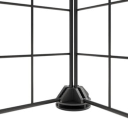 Walplus 28-Panel Pet Cage With Door Black 35X35 Cm Steel - thumbnail 3