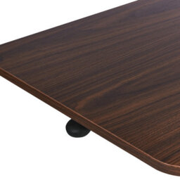 Beliani Adjustable Desk Manual Dark Wood Academia - thumbnail 5