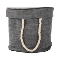 Thehotsale Toy Storage Basket Bin With Play Mat For Kids Playroom Toy Storage Organizer Grey - thumbnail 4