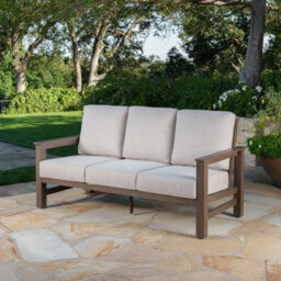 Xample Sunvilla Royce 4 Piece Patio Set Swivel Rocker Chairs Sunbrella Cushions Aluminium Frame Stone Table Cover Outdoor - thumbnail 3