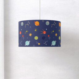 Stickerscape Multicoloured Space Lampshade Ceiling Light Bedroom Nursery Children - thumbnail 2