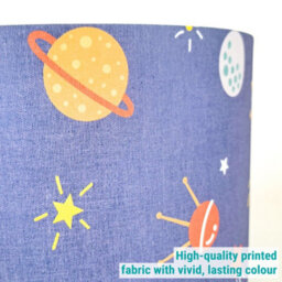 Stickerscape Multicoloured Space Lampshade Ceiling Light Bedroom Nursery Children - thumbnail 4