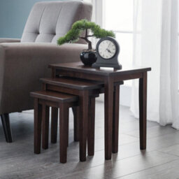 Oakham Inverlochy Nest Of Tables In Mahogany - thumbnail 2