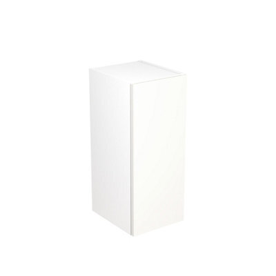 Kitchen Kit Wall Unit 300mm W/ Slab Cabinet Door - Super Matt White - image 1