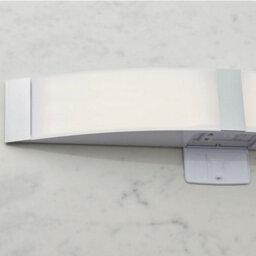 Led Bathroom Wall Light 2X 6W Cool White Ip44 Modern Curved Chrome Mirror Lamp - thumbnail 4