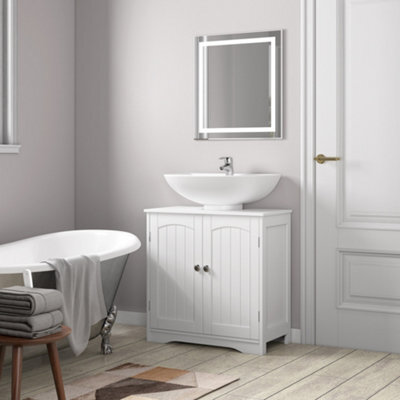 Mcc Direct Undersink Bathroom Cabinet With Shelves Colarado White - image 1