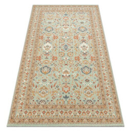RugsX Wool Carpet Soho 477.26.la400 Osta - Ornament, Frame, Natural Green Beige 80X160 Cm - thumbnail 4