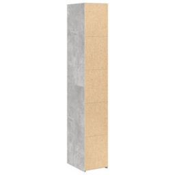 Berkfield Highboard Concrete Grey 30X41X185 Cm Engineered Wood - thumbnail 6