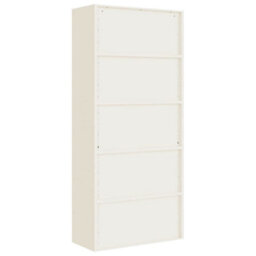 Berkfield File Cabinet White 90X40X200 Cm Steel - thumbnail 6