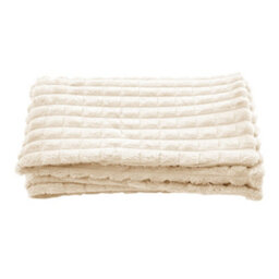 Living And Home Beige Reversible Plain Design Throw Blanket 200Cm W X 150Cm D Washable Easy To Clean Warm And Soft - thumbnail 5