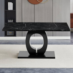Furniture in Fashion Crossley Round Glass Dining Table With Stainless Steel Legs - thumbnail 3