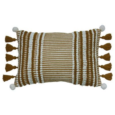Furn. Lotta 100% Cotton Tasselled Cushion Cover - image 1