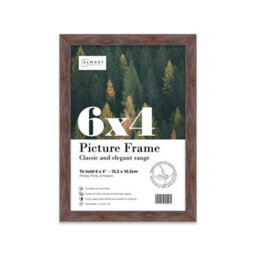 6X4 Walnut Picture Frame (15.2 X 10.2Cm) Poster, Photo, Artwork, Gallery Wall Or Print - thumbnail 1