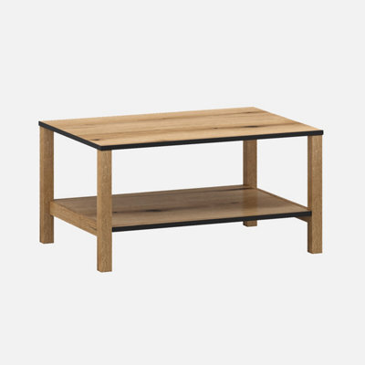 Heze Furniture Bellano Coffee Table - Evok Oak / Black