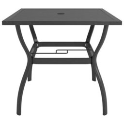 Berkfield Garden Table Anthracite 81.5X81.5X72 Cm Steel - thumbnail 2