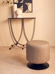 Orsina Comfortable Ash Sylinder Stool, Sleek Modern Design Livingroom Stool, Sturdy And Durable Bedroom Stool - thumbnail 5