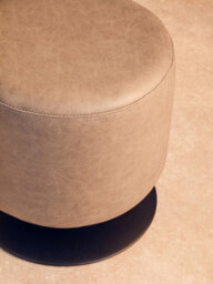 Orsina Comfortable Ash Sylinder Stool, Sleek Modern Design Livingroom Stool, Sturdy And Durable Bedroom Stool - thumbnail 6