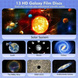 Galaxy Star Projector 13 In 1 Aurora Night Light For Bedroom - thumbnail 3