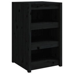 Berkfield Rustic Outdoor Kitchen Cabinet Black 55X55X92 Cm Solid Wood Pine