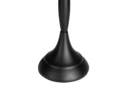 Lighting Supermarket Messini Large Black Elegant Candlestick Table Lamp With Ivory Linen Shade - thumbnail 5
