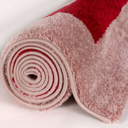 The Rugs Joli Red And Pink Geometric Rug Soft Dense Pile Easy To Clean And Pet Friendly For Living Rooms And Bedrooms - thumbnail 7