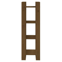 Berkfield Book Cabinet/room Divider Honey Brown 41X35X125 Cm Solid Wood - thumbnail 3