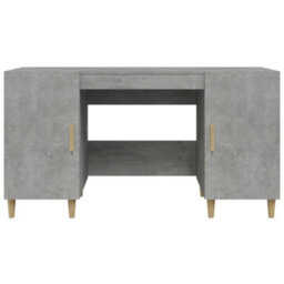 Vidaxl Desk Concrete Grey 140X50X75 Cm Engineered Wood - thumbnail 6