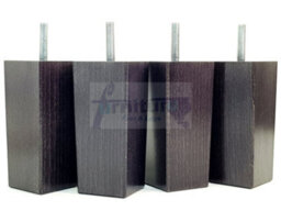 L&F 4X Replacement Furniture Legs Solid Wood 110mm High Sofas Chairs Settee Cabinets Legs M8 Tsp2055 - thumbnail 6